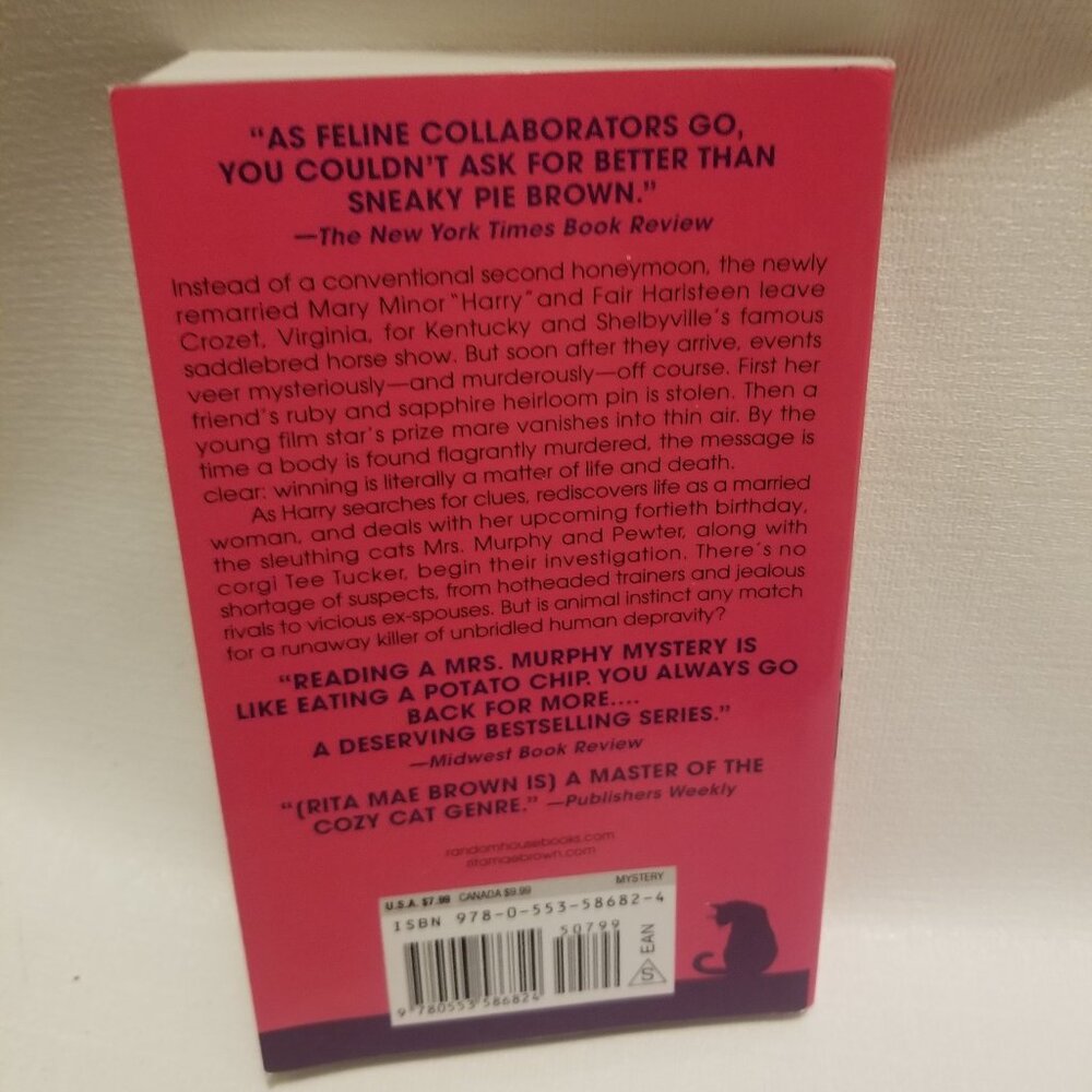 $6 if bundled- NWT Rita Mae Brown's Puss 'n Cahoots paperback - Picture 2 of 4